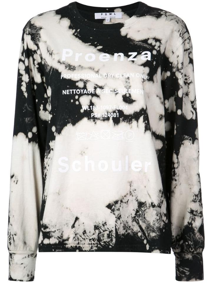 Proenza Schouler Pswl Bleach Splatter T-shirt - White