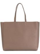 Orciani Logo Plaque Tote, Women's, Brown