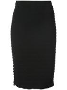 Jonathan Simkhai Midi Pencil Skirt - Black