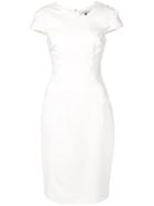 Halston Heritage Plain Sheath Dress - White