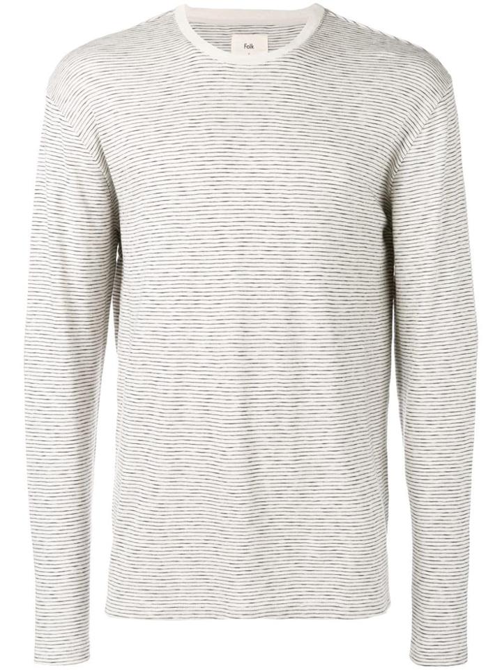 Folk Striped Sweater - Nude & Neutrals