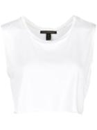 Kiki De Montparnasse Intime Cropped Top - White