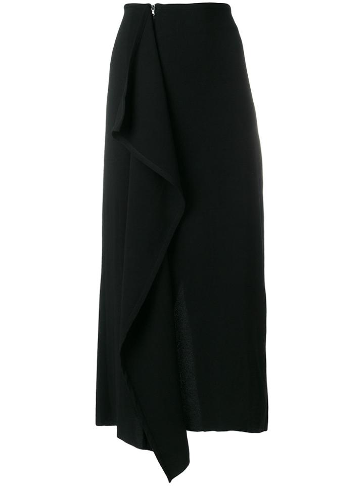 Masnada Draped Skirt - Black