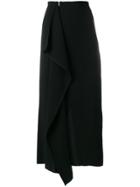 Masnada Draped Skirt - Black