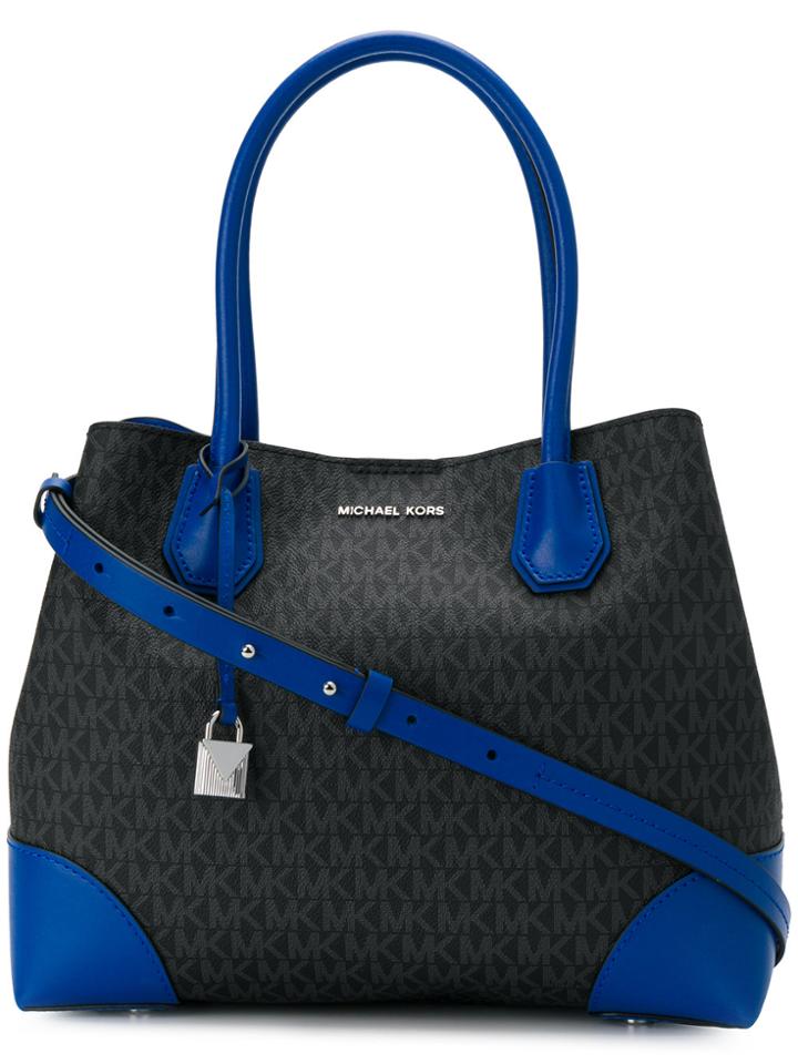 Michael Michael Kors Mercer Gallery Medium Logo Tote - Grey