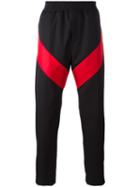Givenchy Geometric Panel Trousers, Men's, Size: 48, Black, Wool/polyamide/acetate/viscose