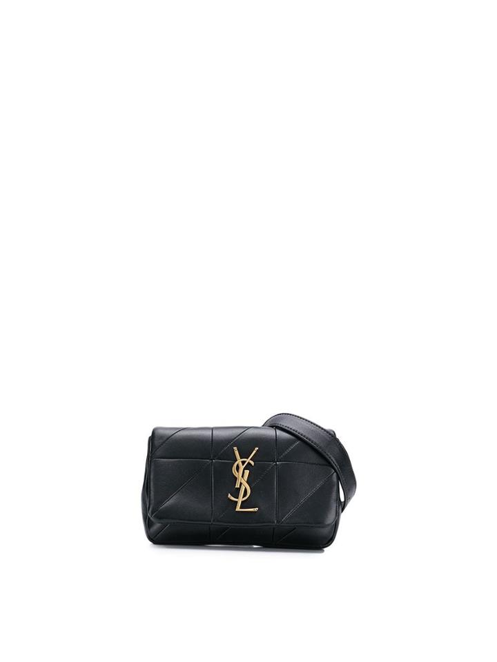 Saint Laurent Jamie Carre Rive Gauche Belt Bag - Black