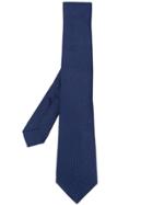 Kiton Classic Textured Tie - Blue