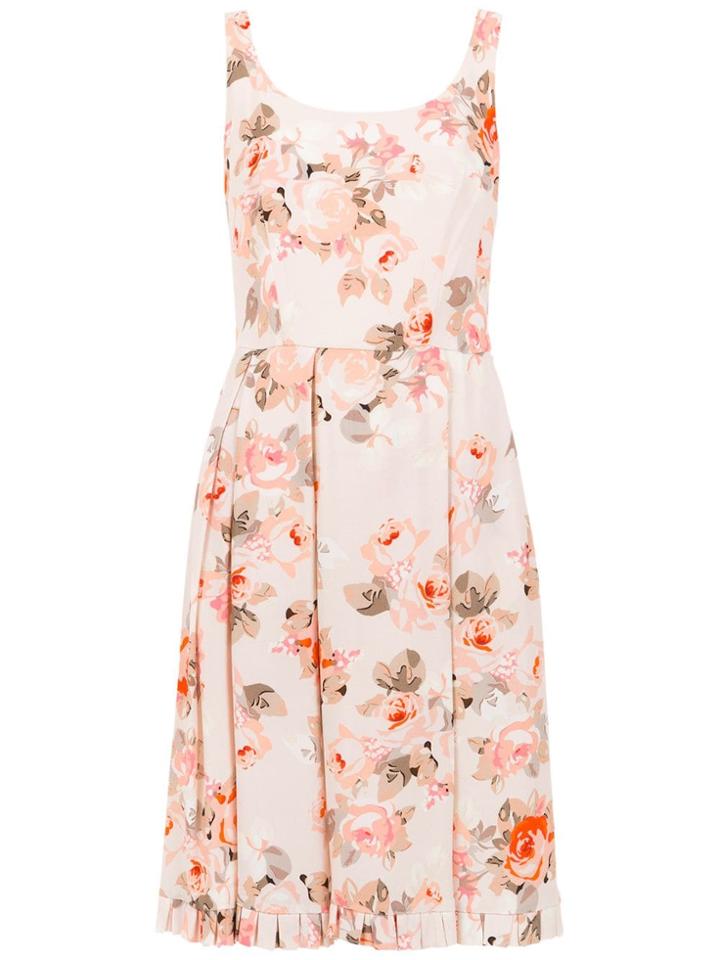 Reinaldo Lourenço Floral Print Dress - Pink