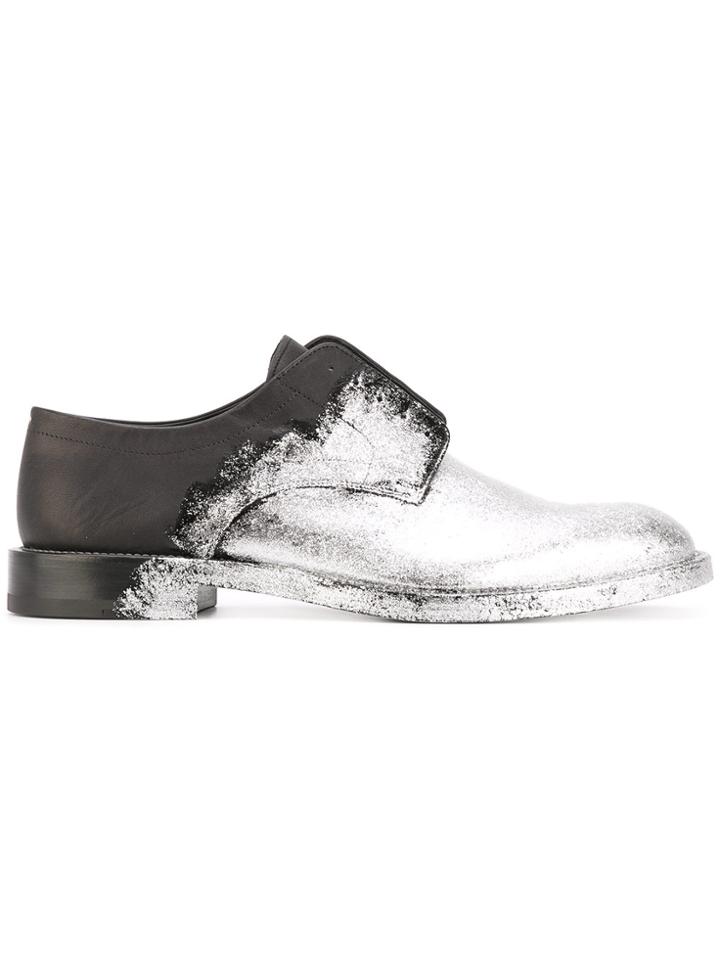 Maison Margiela Painted Derby Shoes - Grey