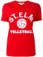 Junya Watanabe Comme Des Garçons - Volleyball Print T-shirt - Women - Cotton/polyurethane - M, Red, Cotton/polyurethane