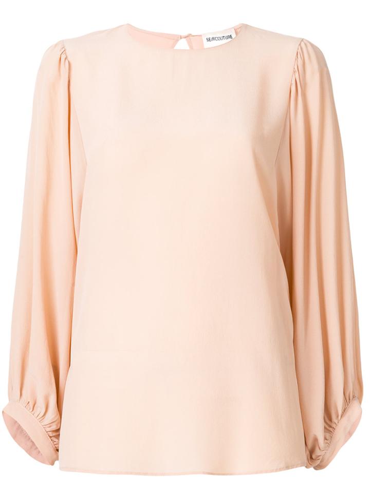 Semicouture Ballerina Top - Yellow & Orange
