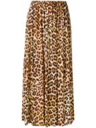 Simonetta Ravizza Gabri Leopard Print Maxi Skirt - Brown