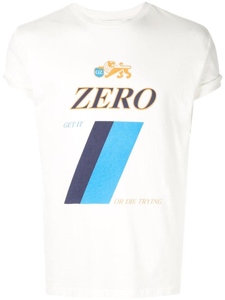 Ground Zero Zero Printed T.shirt - White