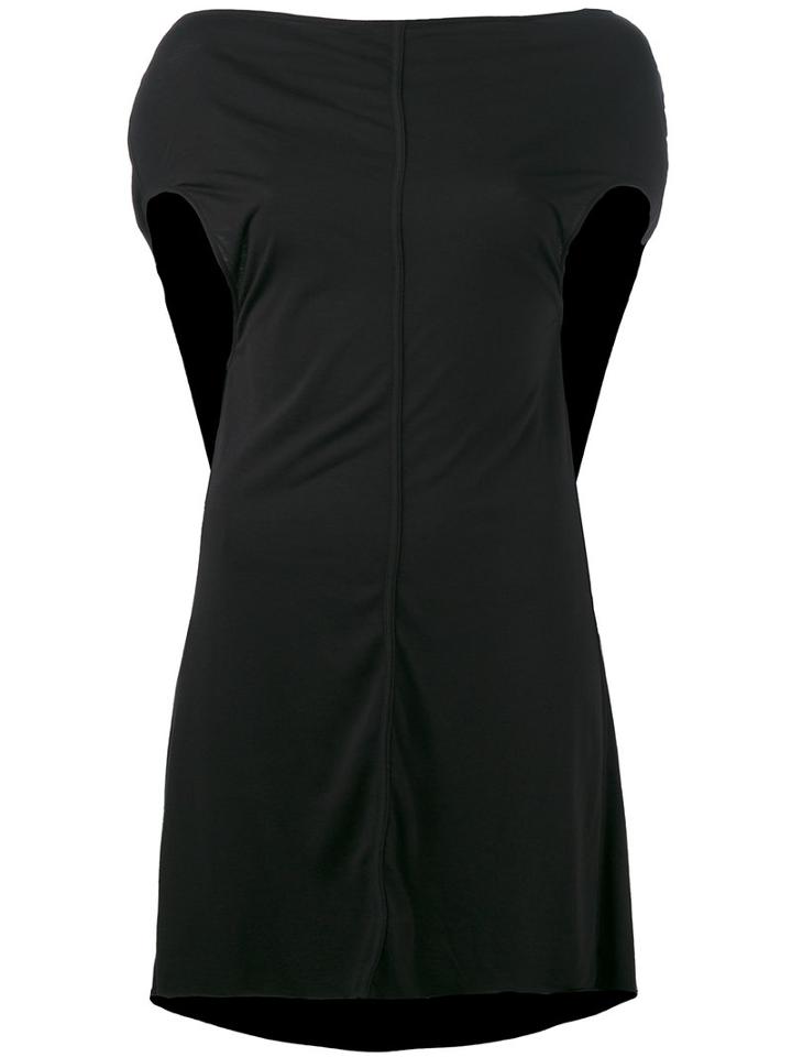 Rick Owens Lilies - Classic T-shirt - Women - Cotton/polyamide/viscose - 40, Women's, Black, Cotton/polyamide/viscose