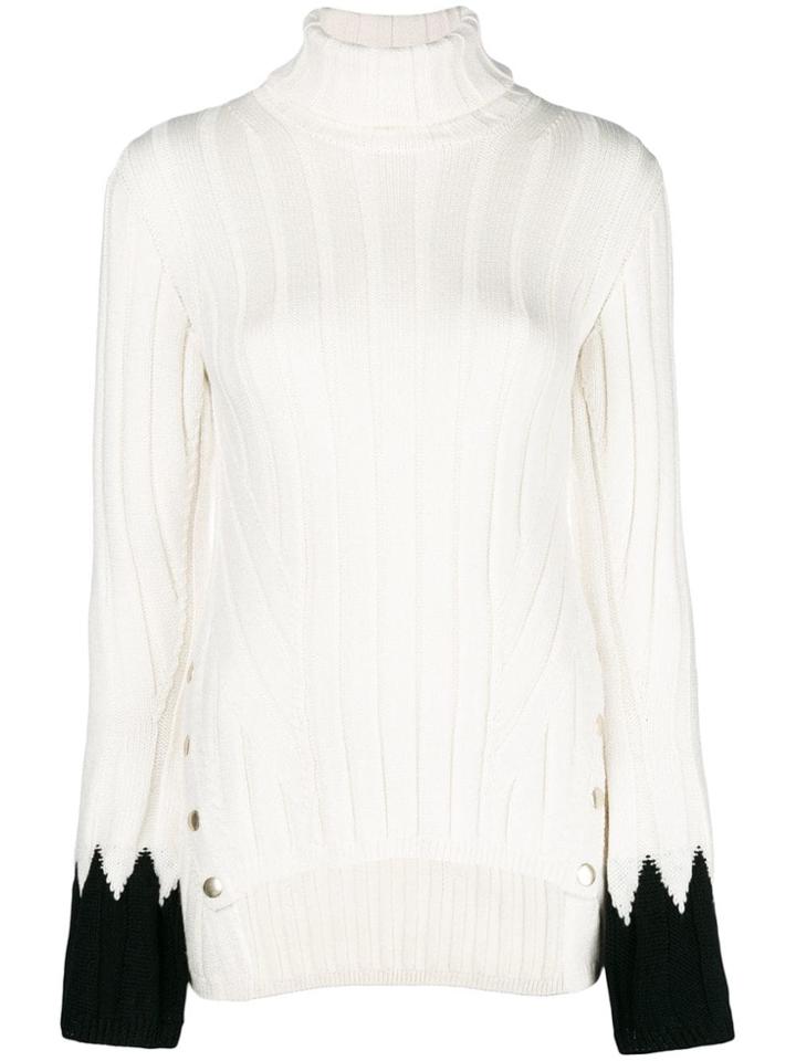 Alexander Mcqueen Roll Neck Jumper - White