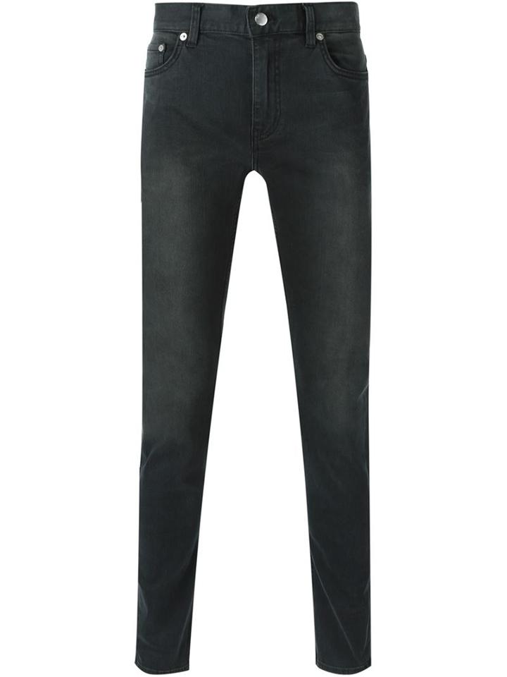 Blk Dnm Slim Fit Jeans, Men's, Size: 33, Grey, Cotton/viscose/polyester/spandex/elastane