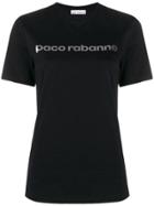 Paco Rabanne Metallic Logo T-shirt - Black