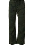 8pm Cropped Denim Jeans - Green