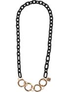 Edward Achour Paris Two-tone Chain Necklace - Black