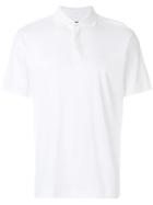 Z Zegna Cutaway Collar Polo Shirt - White