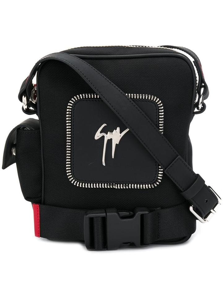 Giuseppe Zanotti Skye Messenger Bag - Black