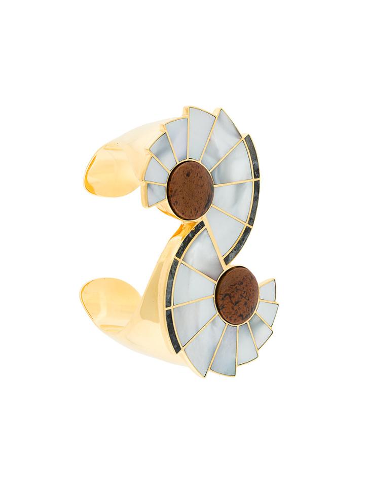 Monica Sordo Nautilus Cuff - Metallic