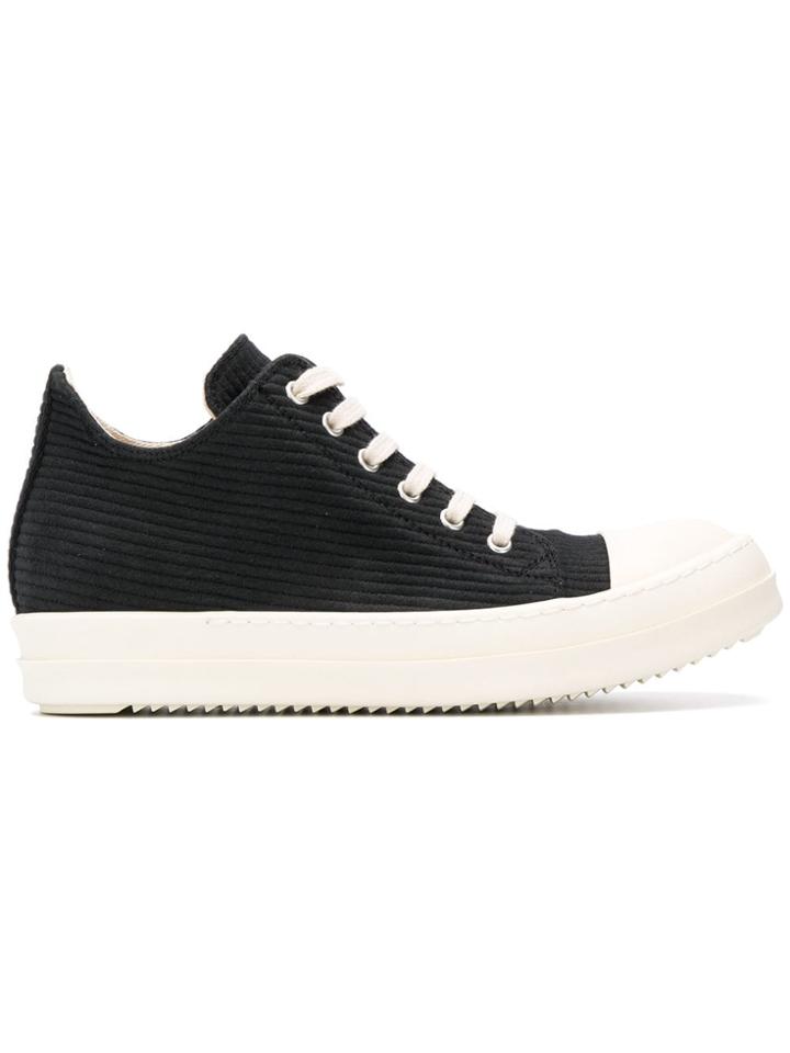 Rick Owens Drkshdw Low Top Sneakers - Black
