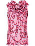 Romance Was Born Psychedelic Vine Top - Pink