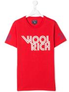 Woolrich Kids Teen Brand Logo T-shirt - Red