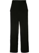 Nicole Miller Cropped Trousers - Black