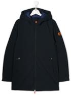 Save The Duck Kids Teen Zip-up Coat - Blue