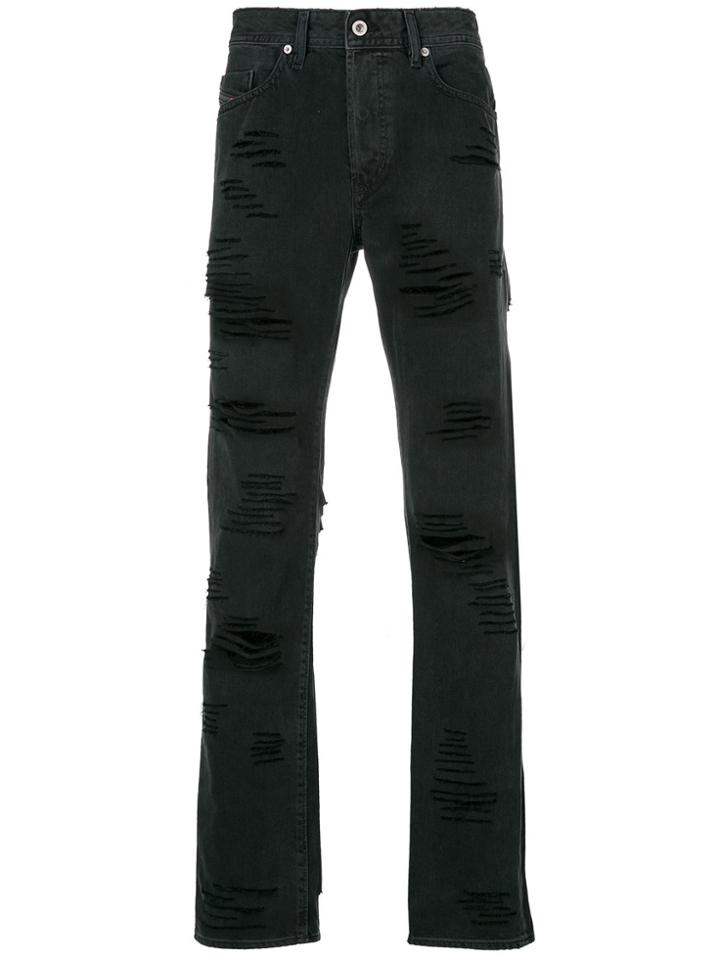 Diesel Buster Straight-leg Jeans - Black