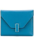 Valextra Iside Fold Wallet - Blue