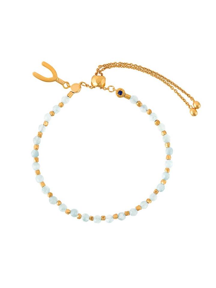 Astley Clarke 'amazonite Wishbone Kula' Bracelet