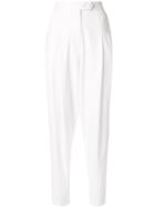Ingie Paris High-waist Oversized Trousers - White