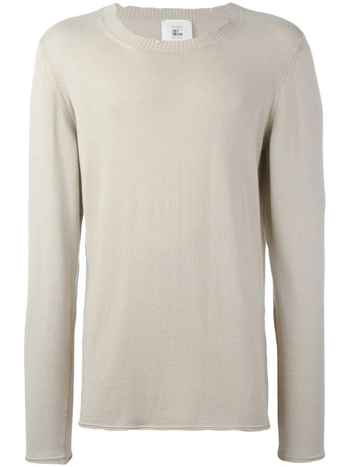 Lost & Found Rooms Crew Neck Jumper - Neutrals