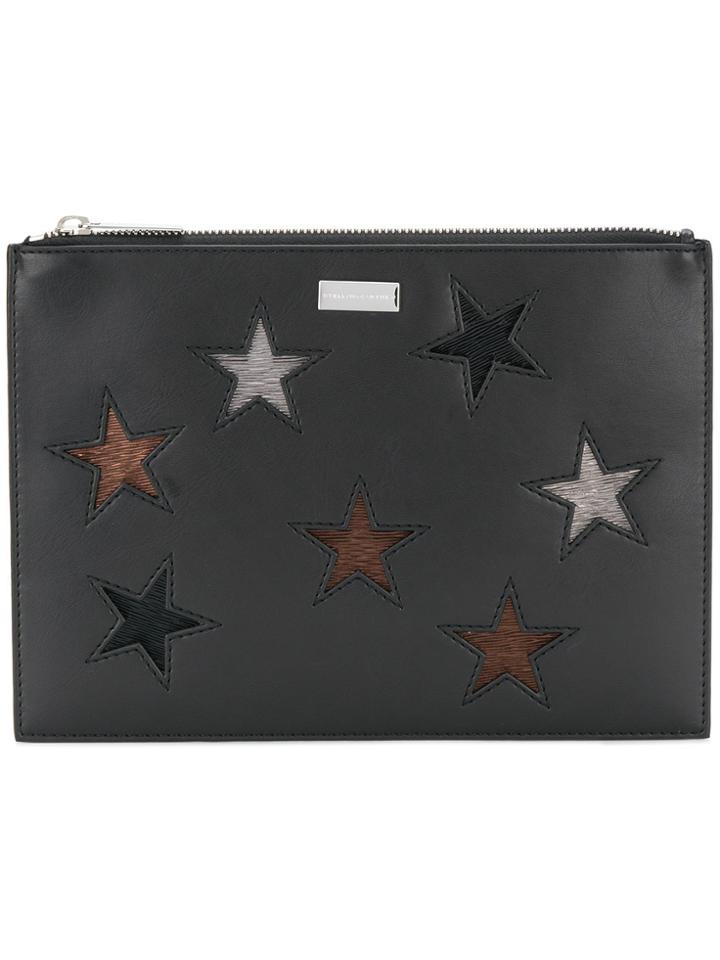 Stella Mccartney Stars Clutch Bag - Black