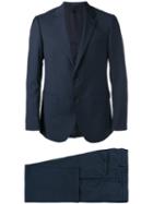 Lanvin Casual Two-piece Suit, Men's, Size: 50, Blue, Viscose/wool