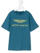 Aston Martin Kids Logo Print T-shirt, Boy's, Size: 6 Yrs, Blue