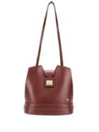 Manu Atelier Paris Flip Lock Tote - Brown