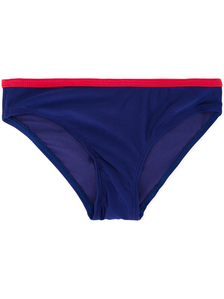 Duskii Girl - Two Tone Bikini Bottoms - Kids - Polyester/spandex/elastane - 8 Yrs, Blue