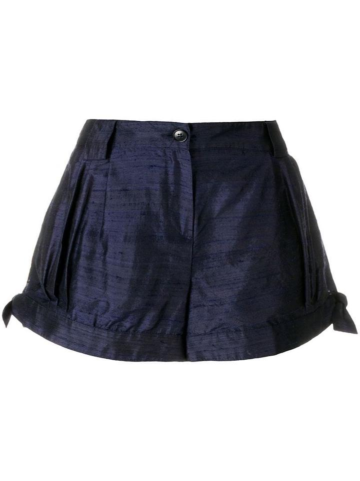 Giorgio Armani Pre-owned Side Ties Shorts - Blue