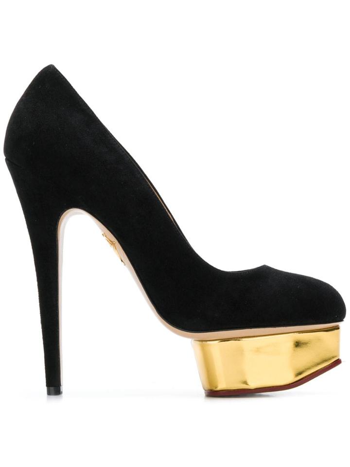 Charlotte Olympia Platform Dolly Heels - Black