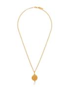 Holly Ryan Gold Plated Picasso Fish Pearl Pendant Necklace