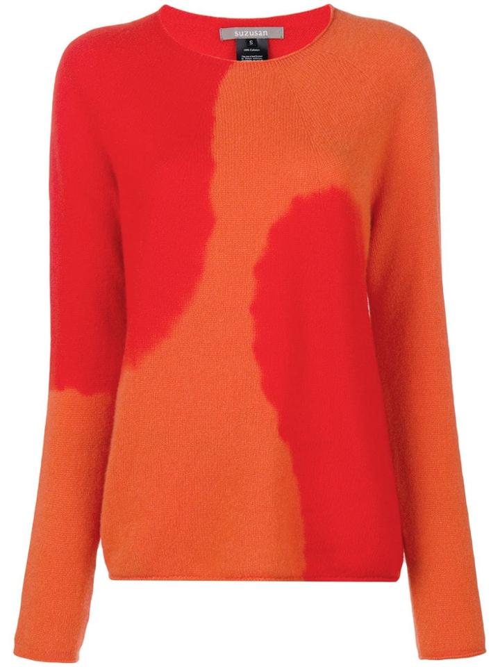 Suzusan Round Neck Jumper - Orange