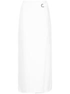 Eudon Choi Side-tie Midi Skirt - White