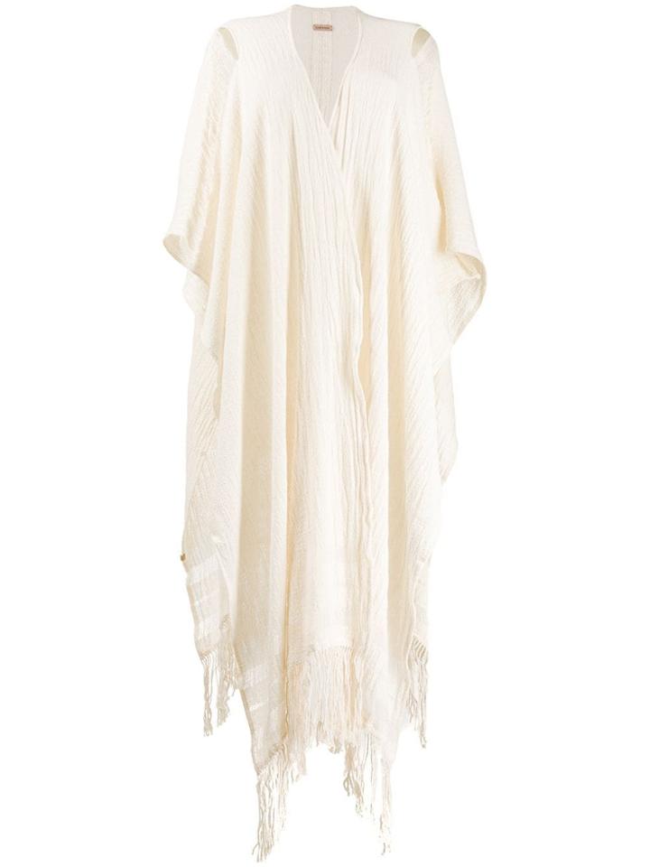 Caravana Oversized Draped Cardigan - Neutrals