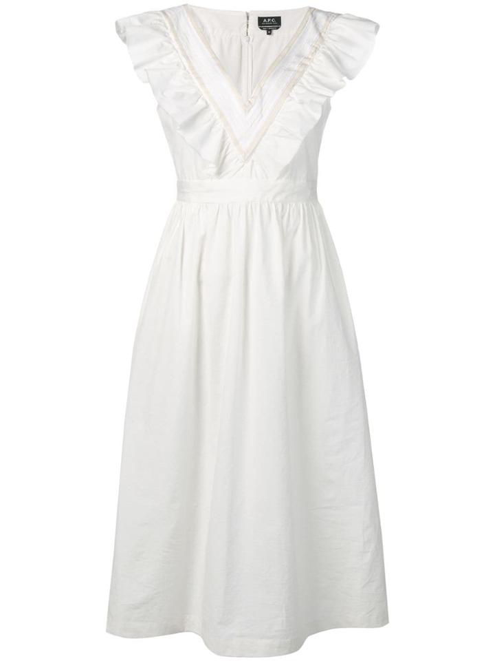A.p.c. Marty Robe Dress - White