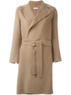 's Max Mara Belted Coat, Women's, Size: 50, Nude/neutrals, Angora/virgin Wool
